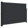 Auvent latéral rétractable noir 140x500 cm 562838562838