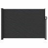 Auvent latéral rétractable noir 140x500 cm 562838562838