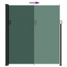 Auvent latéral rétractable vert foncé 220x600 cm 562839562839