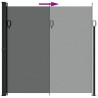 Auvent latéral rétractable anthracite 200x600 cm 562840562840