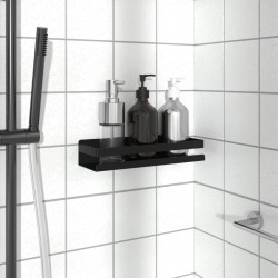 Étagère de douche noir mat acier inoxydable 304 brossé 562841562841