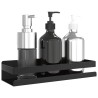Étagère de douche noir mat acier inoxydable 304 brossé 562841562841