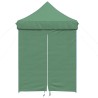Tente de réception pliable escamotable 4 parois latérales vert 562845562845