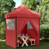 Tente de réception pliable escamotable avec 4 parois latérales 562847562847
