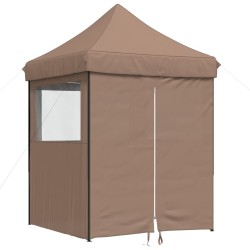 Tente de réception pliable escamotable avec 4 parois latérales 562848562848