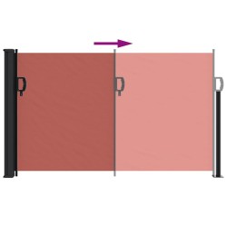 Auvent latéral rétractable terre cuite 120x500 cm 562852562852