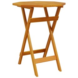 Table pliable de jardin Ø60x75 cm bois d'acacia massif 562853562853
