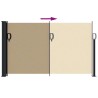 Auvent latéral rétractable beige 120x500 cm 562855562855