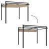 Tonnelle de jardin avec toit rétractable taupe 3x3 m aluminium 562857562857