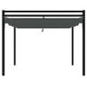 Tonnelle avec toit rétractable anthracite 3x3 m aluminium 562858562858