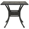 Table de jardin bronze 80x80x75 cm aluminium coulé 562861562861