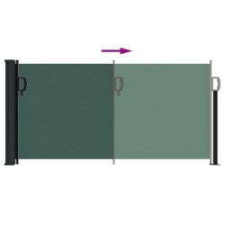 Auvent latéral rétractable vert foncé 100x500 cm 562870562870
