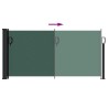 Auvent latéral rétractable vert foncé 100x500 cm 562870562870