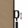 Auvent latéral rétractable taupe 100x500 cm 562872562872