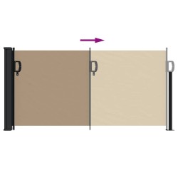 Auvent latéral rétractable taupe 100x300 cm 562876562876
