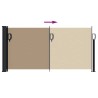 Auvent latéral rétractable taupe 100x300 cm 562876562876
