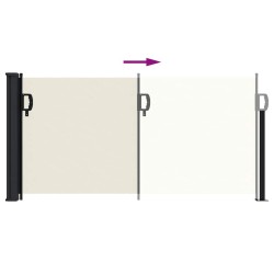 Auvent latéral rétractable crème 100x300 cm 562880562880