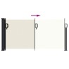 Auvent latéral rétractable crème 100x300 cm 562880562880