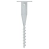 Base de parasol enterré avec tringle 16x16x52 cm acier 562882562882