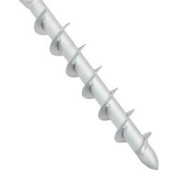 Base de parasol enterré avec tringle 16x16x52 cm acier 562882562882