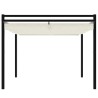 Tonnelle de jardin avec toit rétractable crème 3x3 m aluminium 562886562886