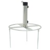 Base de parasol avec piquets de sol Ø38/48 mm argenté acier 562893562893