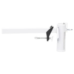 Pince à parasol pour balcon blanc 38 mm acier 562894562894