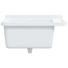Évier utilitaire pour montage murale blanc 60x40x28 cm résine 562902562902