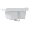 Évier utilitaire pour montage murale blanc 60x40x28 cm résine 562902562902