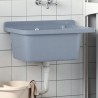 Lavabo pour montage murale gris 60x40x28 cm résine 562904562904