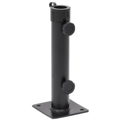 Base de parasol pour mât Ø38/48 mm noir mat acier 562908562908