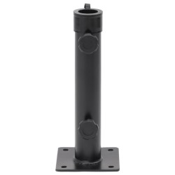 Base de parasol pour mât Ø38/48 mm noir mat acier 562908562908