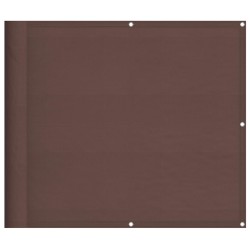 Écran de balcon marron 90x800 cm 100% polyester oxford 562918562918