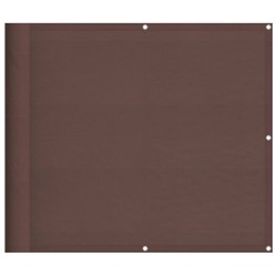 Écran de balcon marron 90x1000 cm 100% polyester oxford 562919562919