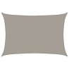 Voile d'ombrage 160 g/m² rectangulaire gris clair 5x6 m PEHD 562924562924