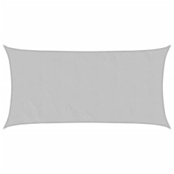 Voile d'ombrage gris clair 3,5x2 m 100% polyester oxford 562937562937