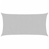 Voile d'ombrage gris clair 3,5x2 m 100% polyester oxford 562937562937