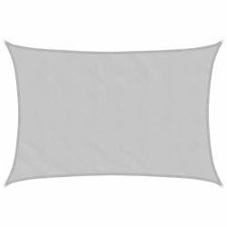 Voile d'ombrage gris clair 4,5x3,5 m 100% polyester oxford 562955562955
