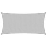 Voile d'ombrage gris clair 7x4 m 100% polyester oxford 562959562959