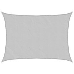 Voile d'ombrage gris clair 8x6 m 100% polyester oxford 562963562963
