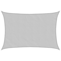 Voile d'ombrage gris clair 4x3 m 100% polyester oxford 562966562966