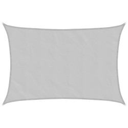 Voile d'ombrage gris clair 4,5x3 m 100% polyester oxford 562967562967