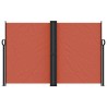 Auvent latéral rétractable terre cuite 160x1200 cm 562972562972