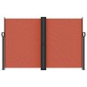 Auvent latéral rétractable terre cuite 160x1000 cm 562973562973