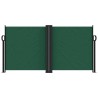 Auvent latéral rétractable vert foncé 120x1200 cm 562975562975