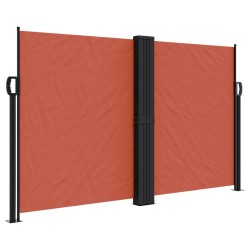 Auvent latéral rétractable terre cuite 140x1200 cm 562976562976