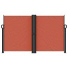 Auvent latéral rétractable terre cuite 140x1200 cm 562976562976