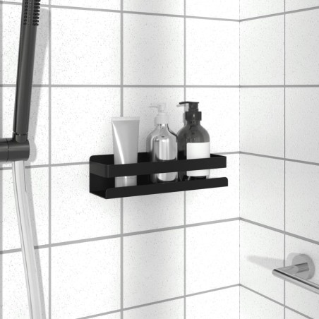 Étagère de douche noir mat acier inoxydable 304 brossé 562978562978
