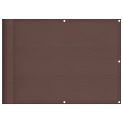 Écran de balcon marron 75x800 cm 100% polyester oxford 562979562979