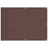 Écran de balcon marron 75x800 cm 100% polyester oxford 562979562979